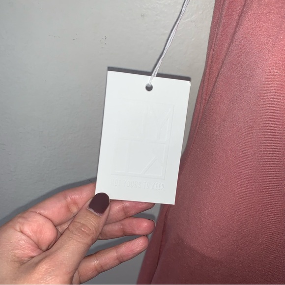 NWT Revolve Not Yours To Keep Aidan Midi Dress in Rose Sz S - Picture 6 of 8